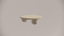 Natural Stone Marble Blue-Grey Veining Textured Finish Circular Coffee Table Front 