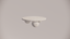 Natural Stone Travertine White Textured Finish Holes Circular Coffee Table Front 