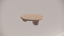 Natural Stone Limestone Pink Textured Finish Circular Coffee Table Top Side