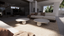 Natural Stone Travertine White Textured Finish Holes Circular Coffee Table Indoor Outdoor Living Patio Alfresco Entertaining 