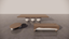 Victorian Timber Furniture Bundle Set 3 Piece Dark Natural Wood Low Sheen Satin Finish Mixed With Warm White Matte Tones Two-Tone Dining Table  Circular Coffee Table Matching Two-Tone TV Unit Front