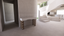 Natural Victorian Timber Dark Wood Satin Two Tone White Cream Console Table Hallway Entrance Living