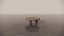 Natural Victorian Timber Dark Wood Low Sheen Satin Organic Coffee Table Front