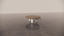 Natural Victorian Timber Two Tone Dark Wood Low Sheen Satin With White Cream Matte Legs Organic Coffee Table Front 