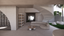 Victoria Ash Natural Light Matte Wood Two-Tone Circular Coffee Table Matching Two-Tone Étagère Warm White Tones Matte Living Entrance Nook Library Side