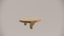 Natural Stone Marble Textured Finish Organic Coffee Table Front 