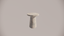 Natural Stone Marble Blue-Grey Brown Gold Textured Finish Side Table Front 