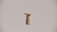 Limestone Natural Stone Pink Textured Finish Side Table Front