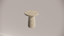 Marble Natural Stone Blue-Grey Textured Finish Side Table Top Side 