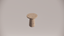 Limestone Natural Stone Pink Textured Finish Side Table Top Side 