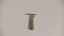 Marble Natural Stone Blue-Grey Textured Finish Side Table Front
