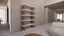 Natural Victorian Timber Dark Wood Satin Low Sheen Two Tone White Cream Matte Shelf Étagère Hallway Side