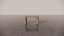Natural Wood Victorian Ash Light Matte Timber Console Table Front