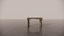Natural Victorian Dark Wood Low Sheen Satin Finish Console Table Front