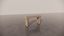 Natural Wood Victorian Ash Light Matte Timber Console Table Front