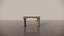 Natural Australian Blackwood Textured Finish Console Table Front 
