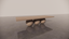 Natural Victorian Ash Light Wood Matte Dining Table Side 