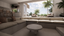 Natural Stone Travertine White Holes Textured Finish Organic Coffee Table Living Kitchen Indoor Outdoor Interior Exterior Lifestyle