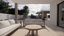 Natural Stone Marble Textured Finish Organic Coffee Table Side Table Patio Outdoor Exterior Alfresco Living 