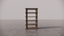 Natural Victorian Timber Dark Wood Low Sheen Satin Finish Shelf Étagère Front