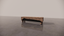 Natural Australian Blackwood Two Tone Dark Textured Wood With Satin Low Sheen Black Finish TV Unit Front